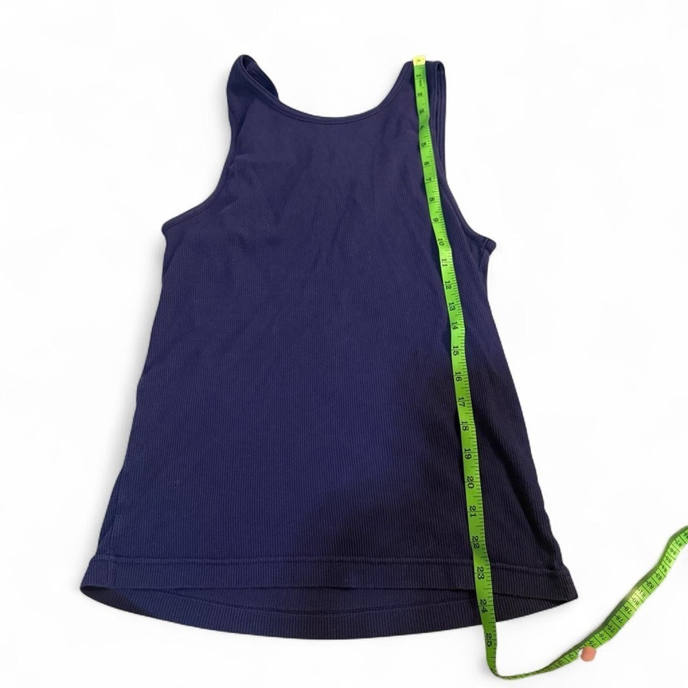 Purple Polo Ralph Lauren Ribbed Tank Top - Picture 5 of 5